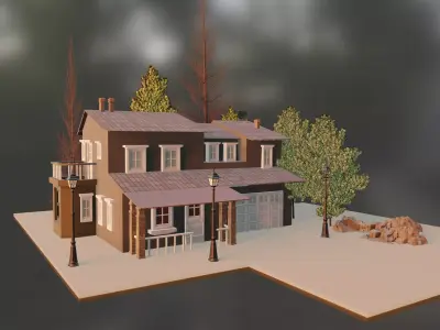 WEST SIDE HOUSE 3D model