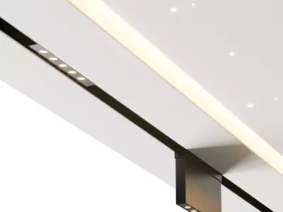 ceiling light 001 Low-poly 3D model