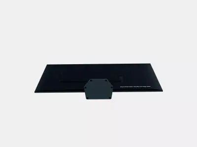 85 QLED 4K Q80D TV Dials 3D model