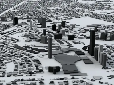 Manila Streets and Buildings 3D model