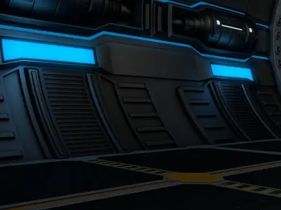 Sci Fi Corridor 3D model