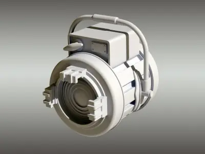 Mole Richardson Studio Lamp 3D print model