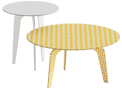 FEZA Round Coffee tables by Nobonobo 3D model