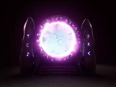 Magic portal 3D model purchase