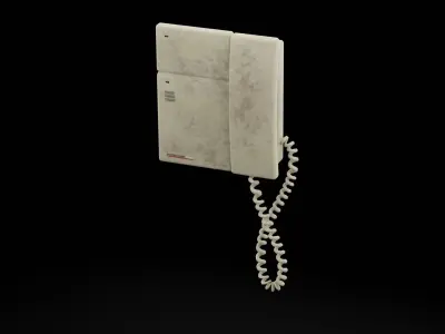 Old Intercom Low-poly 3D model