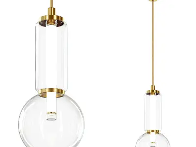 Handle Studio GLASS 03 pendant light 3D model