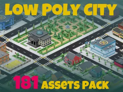 Low Poly City Pack purchase