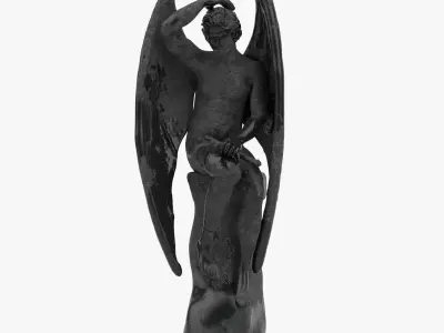 Lucifer Statue 3D model