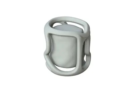 SciFi Shape Object Low Poly 18 Low-poly 3D model