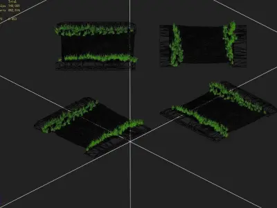 Explore mountains - mountain road - the surface 01 3D model