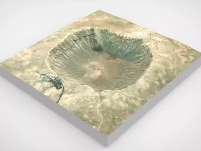 Meteor Crater Arizona USA 3D model