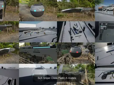 Scifi Sniper Class Pack