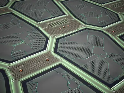 Scifi Vol 84 -  Game PBR Textures Texture
