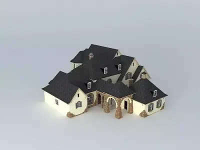 Mansion house Free 3D model