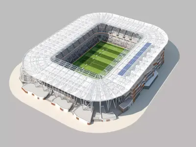 Bankwest stadium 3D model