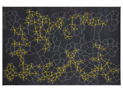 Materia geometric rug 3D model