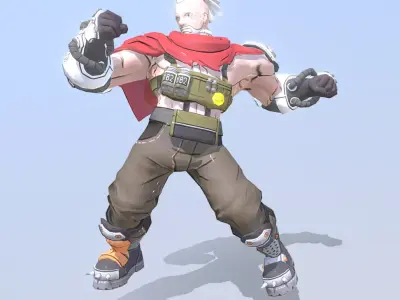 TERMINATOR CYBORG JASON MULTI PUNCH fbx png 3D model