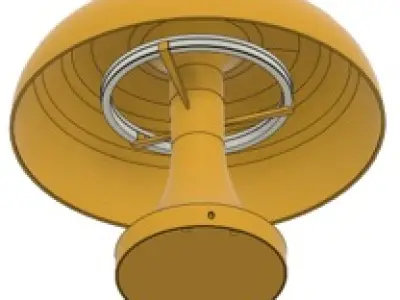 Mushroom Lamp Free 3D print model