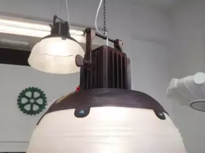 Industrial Lamp - 3D printed Free 3D print model