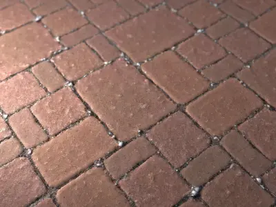 Red tile texture 02 Texture