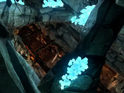 Medieval Mineshaft - Modular Low-poly 3D model