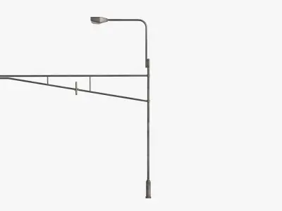 Street Light Low-poly 3D model