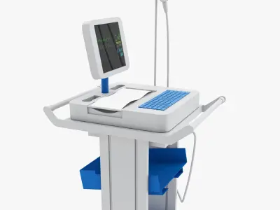 Medical - Wireless Digital Electrocardiograph  3D model