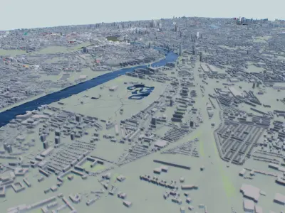 London 3D model purchase