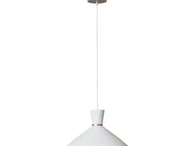 Hanging Lamp Vesta White 3D model