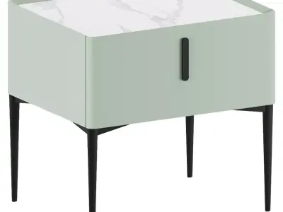 Bedside Desk Cabinet 3D model