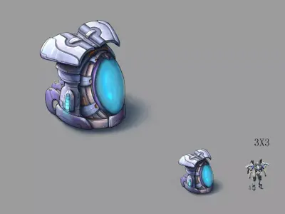 Future - vending machine 02 3D model