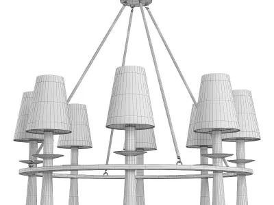 BAXTER CHANDELIER Low-poly 3D model