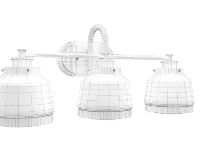 Judson 3-Light Bath Vanity Wall Light 3D model