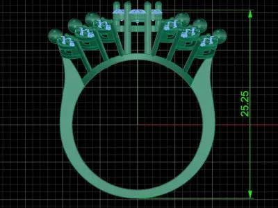 Jewelry ring 144 3D print model