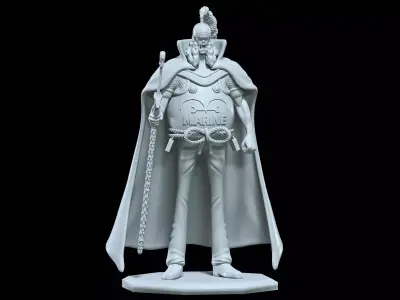 T Bone - Marine Vice Admiral - One piece 3D print model