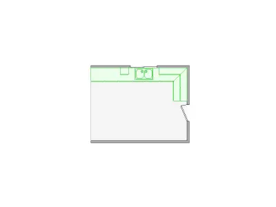  Detailed Interior Sketch - 101-250 SF - Xactimate - Matterport 3D model