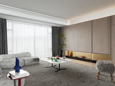 apartment interior scenes    3D model 22