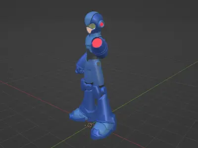 Mega Man - Secret Level 3D model