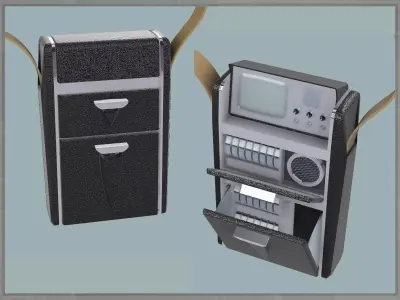 TOS Tricorder with Disc Racks 3D print model