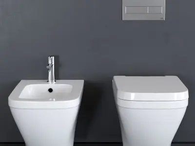 Noken NK Concept Wall-Hung WC Low-poly 3D model