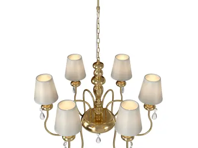 Hanging chandelier Meki 4723-6 3D model