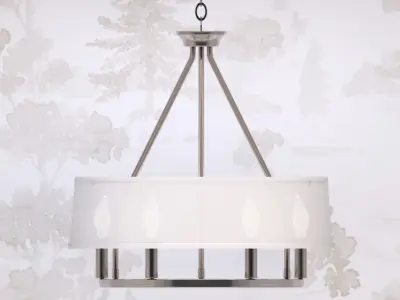 Progress Cherish 6-Light Chandelier P4618-09 Low-poly 3D model