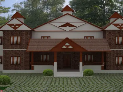 house exterior 3D model buy