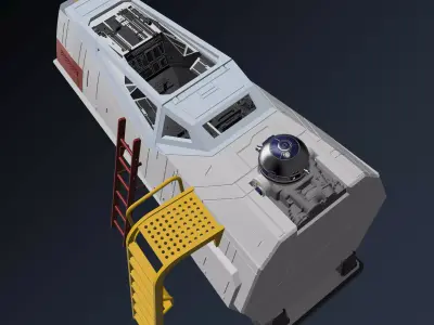 Model-X Cockpit Diorama 1-6 scale 3D print model