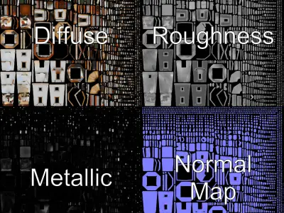 Lighthouse Structure Model Pack for Architectural Visualization Low-poly 3D model