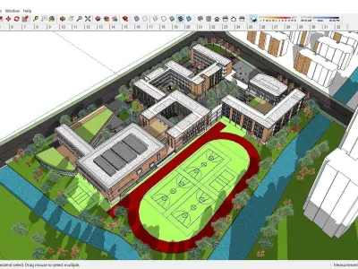 Sketchup School and University 136 3D model