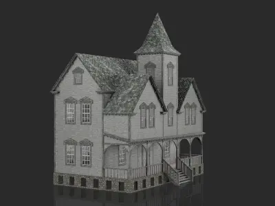 Old Abandoned House 3 3D model
