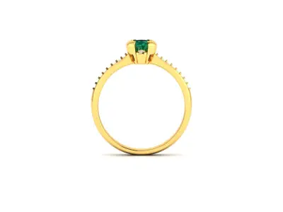 Women Ring  Render 3dm STL OBJ FBX Details 3D print model 329