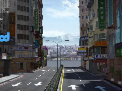 Tw Linsen North Road 02 3D model