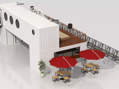 Container Scene Theater 3D model